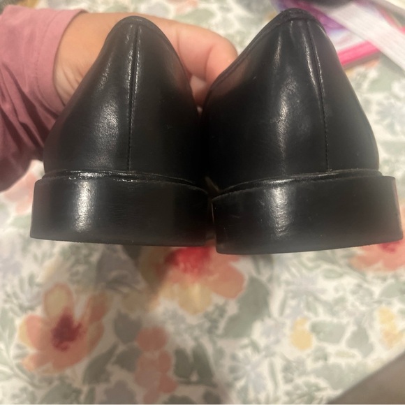 H&M Black and Gold Leather Loafers - Picture 5 of 9